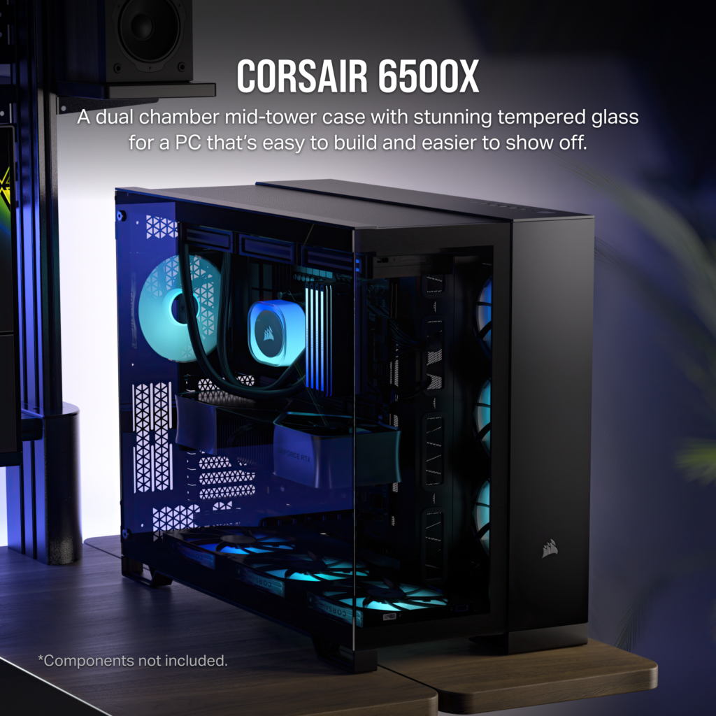 מארז CORSAIR 6500X Mid-Tower Dual Chamber PC Case