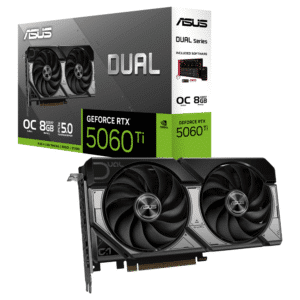 כרטיס מסך ASUS GeForce RTX 5060 Ti Dual OC GDDR7 8GB