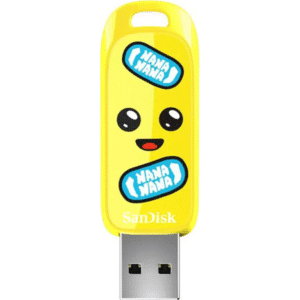 זיכרון נייד SanDisk Fortnite USB Flash Drive, Peely Edition - 64GB