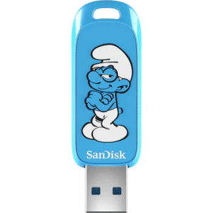 זיכרון נייד SanDisk Smurfs USB Flash Drive - 64GB