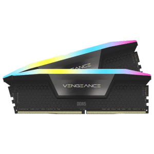 זיכרון CORSAIR VENGEANCE RGB DDR5 RAM 32GB (2x16GB) 6400MHz
