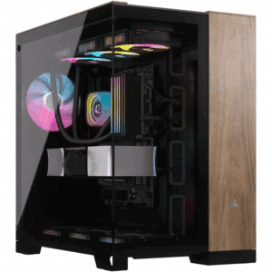 מארז שחור/אגוז CORSAIR 6500X Dual Chamber