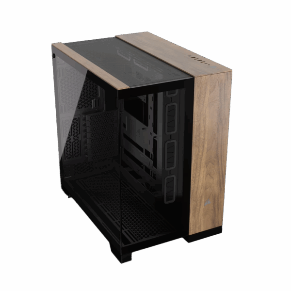 מארז שחור/אגוז CORSAIR 6500X Dual Chamber