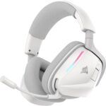 אוזניות גיימניג אלחוטיות לבנות CORSAIR VOID WIRELESS V2