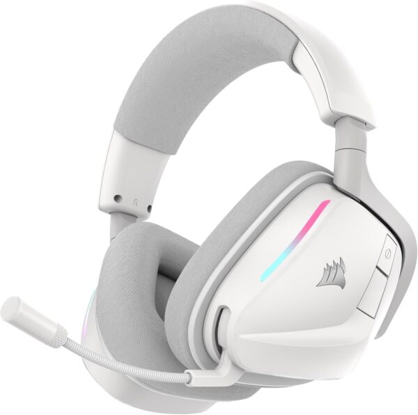 אוזניות גיימניג אלחוטיות לבנות CORSAIR VOID WIRELESS V2