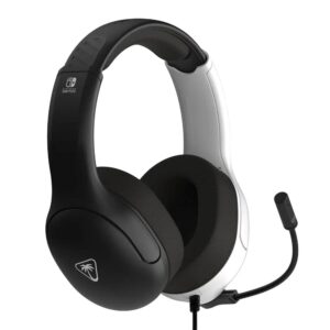 אוזניות גיימינג שחור/לבן Turtle Beach airlite fit