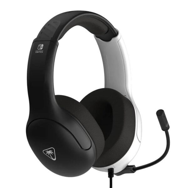אוזניות גיימינג שחור/לבן Turtle Beach airlite fit