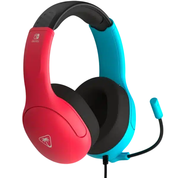 אוזניות גיימינג turtle beach airlite fit כחול אדום